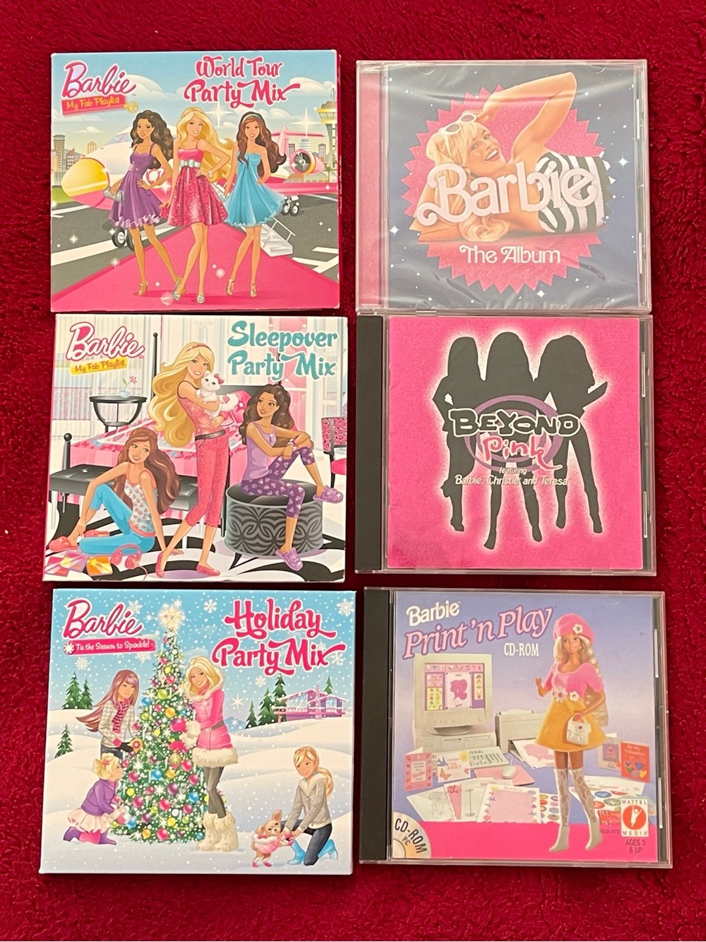 Barbie The Album Listening Party Exclusive Pink Party Mix CD Collection